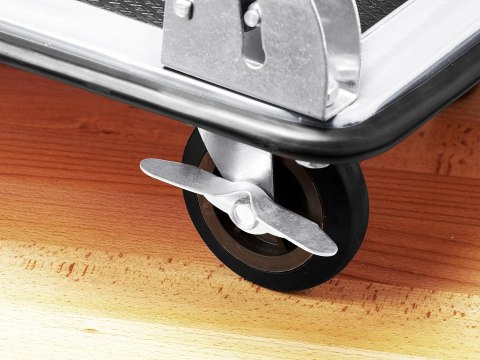 Wózek platformowy składany z hamulcem maks. 150 kg