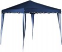 BAKAJI Ischia Pawilon 3x3m, składany wodoszczelny metalowa rama niebieski