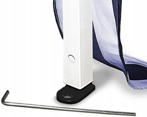 BAKAJI Ischia Pawilon 3x3m, składany wodoszczelny metalowa rama niebieski