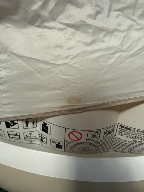 Dmuchana wyspa z daszkiem dmuchany materac 199x150cm INTEX 58292