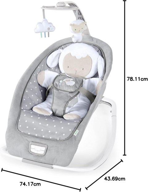 Ingenuity leżaczek bujaczek Cuddle Lamb