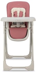 Krzesło do karmienia MoMi GOJO różowe składane regulowane