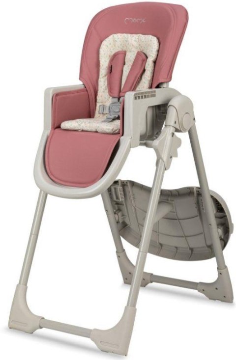 Krzesło do karmienia MoMi GOJO różowe składane regulowane