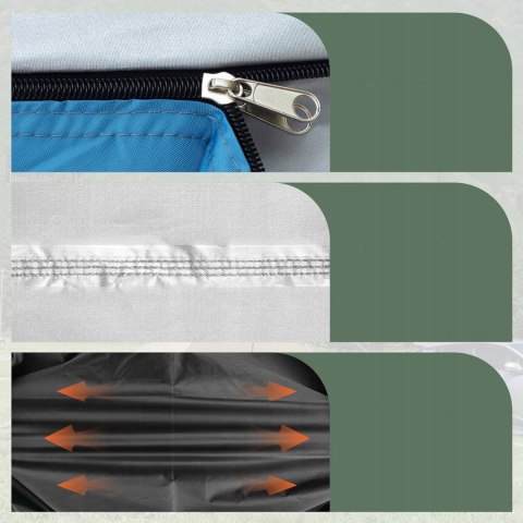 Overmont Instant Pop Up Namiot Kempingowy Niebieski L