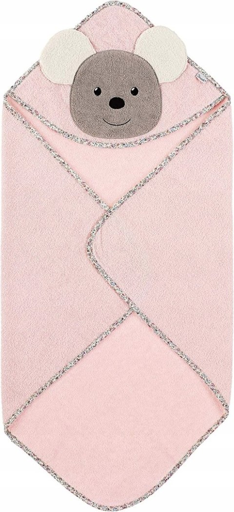 Ręcznik kąpielowy z kapturem 80x80 cm Sterntaler