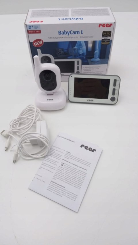 Reer 80430 BabyCam Elektroniczna niania zasięg 300m wyświetlacz TFT 4,3"
