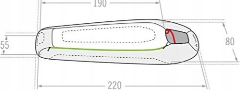 Śpiwór Sioux 800 SYN