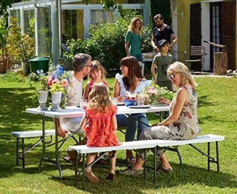 Stół Garden Friend tworzywo sztuczne 183 x 76 x 74 cm