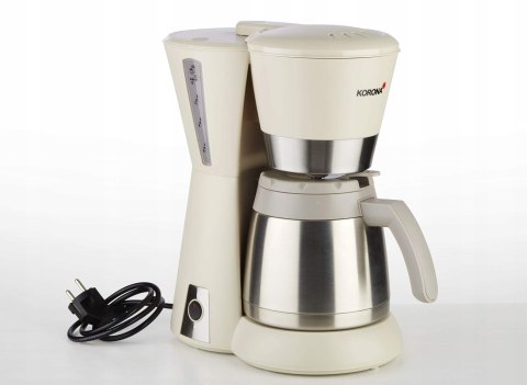 Ekspres przelewowy Korona 10225 1L beżowo - kremowy