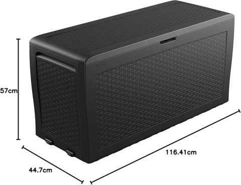 Keter Samoa Skrzynia Ogrodowa czarna 270 L