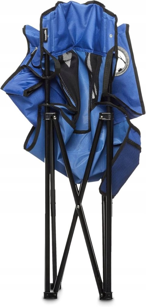 Krzesło turystyczne z oparciem AmazonBasics AMZ400BLP niebieski