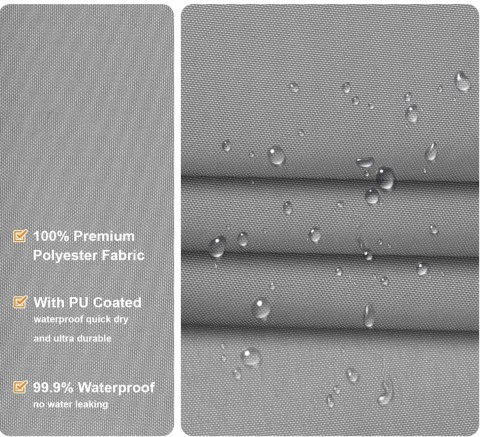 Markiza przeciwsłoneczna 2 x 3 m, żagiel wodoodporny