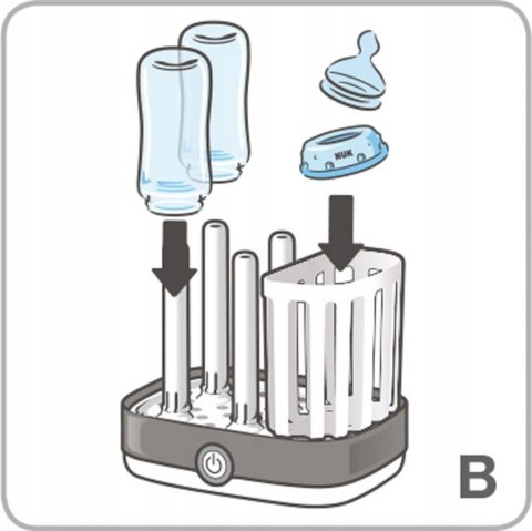 NUK Vario Express Duży Sterylizator