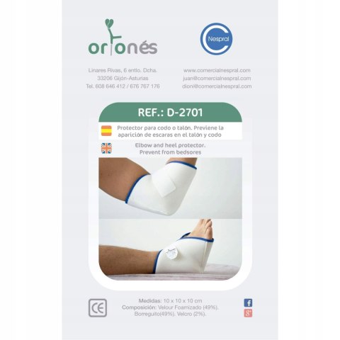 Ortones Ochraniacz do stóp / łokcia na odleżyny