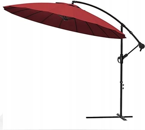 Parasol Klasyczny Vounot Czerwony 300 cm
