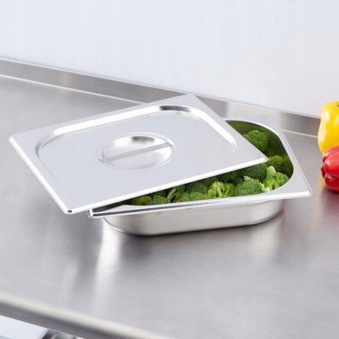 Pokrywki do pojemnika GN 1/2 AmazonCommercial stal