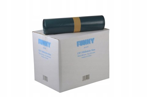 Worki na śmieci 120 l z folii LDPE 700 x 1100 mm 200 szt. niebieski