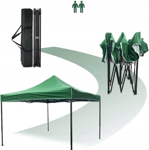 BAKAJI Pawilon Ogrodowy wodoodporny składany przenośny 3 x 3 m