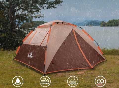 BETENST Namiot kempingowy Pop Up 3 os. kopułowy wodoszczelny wiatroszczelny