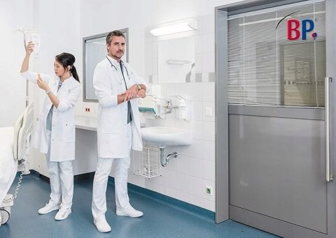 BP fartuch lekarski lekarski długi rękaw