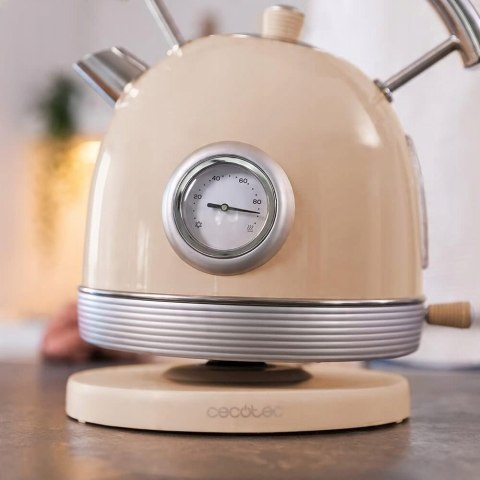 Czajnik elektryczny Cecotec 420 2200 W 1,8 l beżowy /brązowy