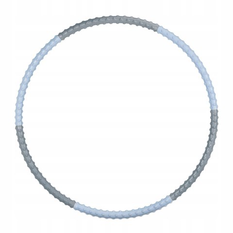 Hula hop z wypustkami Relaxdays 95 cm szary