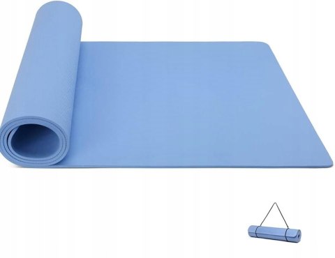 MATA GIMNASTYCZNA DO ĆWICZEŃ JOGI PILATESU FITNESS 183x61 CM