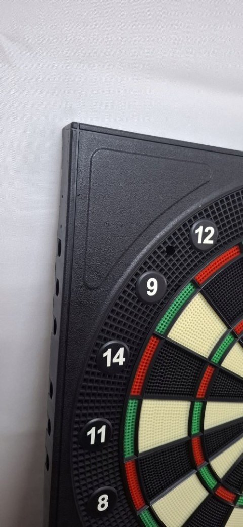 MEJASG Elektroniczna Tarcza do Darta z Ekranem LCD 1-8 graczy 34 gry