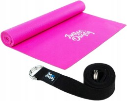 Mata do ćwiczeń Jung & Durstig różowy