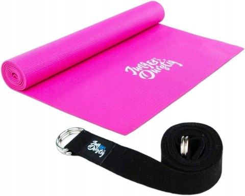 Mata do ćwiczeń Jung & Durstig różowy