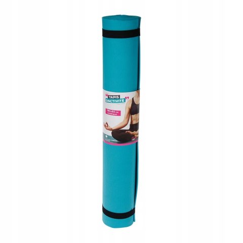 Mata do ćwiczeń UPFIT 180 cm x 60 cm niebieski