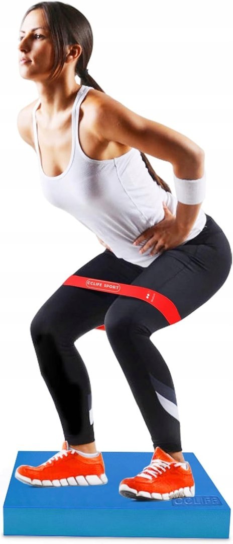 PODUSZKA BALANSOWA DO ĆWICZEŃ TRENINGU RÓWNOWAGI CCLIFE Z GUMAMI