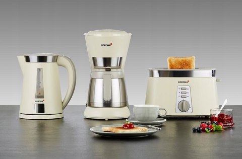 Przelewowy ekspres do kawy KORONA 10205 1,25L kremowy