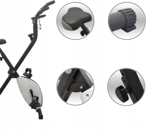 Rower treningowy mechaniczny pionowy FFitness FLMD917A