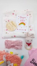 Zestaw upominkowy na narodziny dziecka Wyprawka baby shower Pudełko