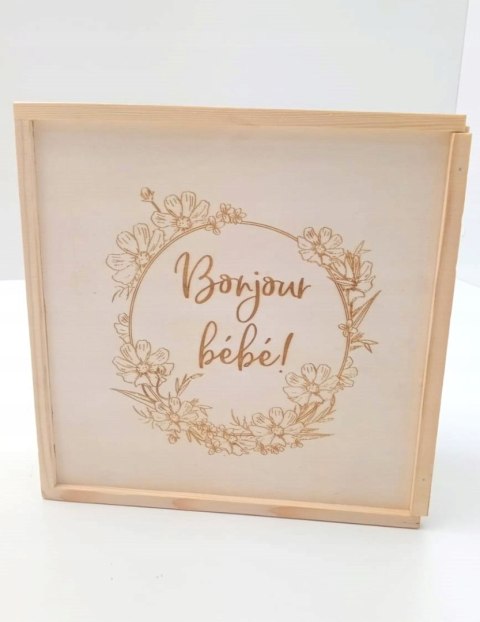 Zestaw upominkowy na narodziny dziecka Wyprawka baby shower Pudełko