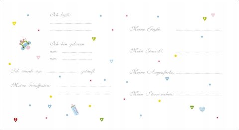 Album dziecięcy wspomnienia Goldbuch niemiecki