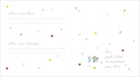 Album dziecięcy wspomnienia Goldbuch niemiecki