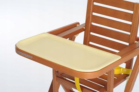 Foppapedretti Tacka do krzesełek dziecięcych IlVassoietto żółty