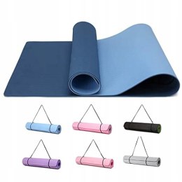 Good Nite Yoga Mat Exercise Fitness 6mm Mat Extra Thick Non-Slip Training M