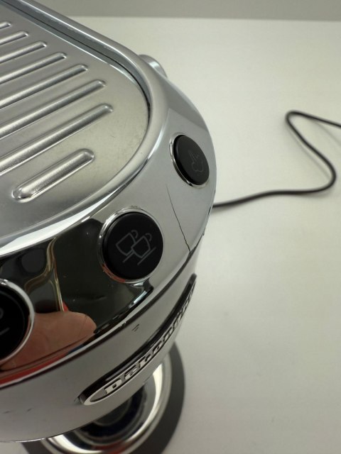 Kolbowy ekspres ciśnieniowy De'Longhi EC885.GY 1300 W srebrny/szary