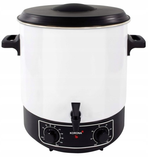Korona Dozownik PODGRZEWACZ GOTOWANIE Biały 27L 1800W