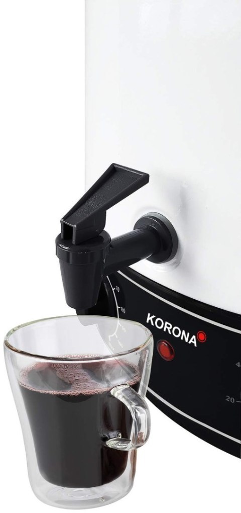 Korona Dozownik PODGRZEWACZ GOTOWANIE Biały 27L 1800W