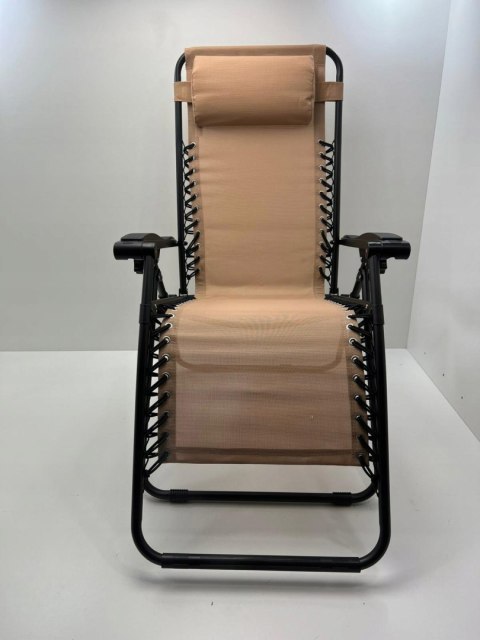 Leżak metal beżowy Amazon