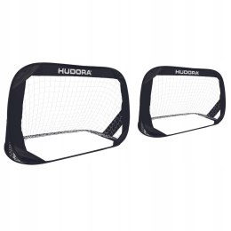 BRAMKA PIŁKARSKA PRZENOŚNA HUDORA POP-UP 120x80 CM CZARNA