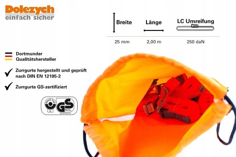 Dolezych Pas Bezpieczeństwa Transportowy 19 szt.