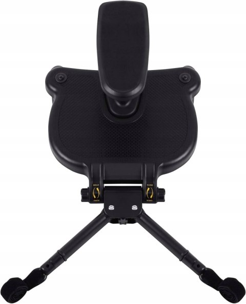 H-YEEU Podnóżek Dostawka z siodełkiem do wózka