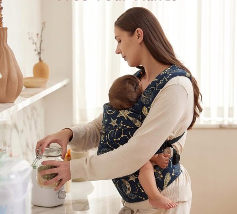 MOMCOZY Nosidełko Ergonomiczne Wygodne Lekkie 3-20 kg