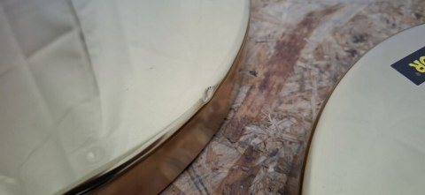 Słupki odgradzające, złote, czerwone liny, hotele, imprezy, 1,5m, 2szt