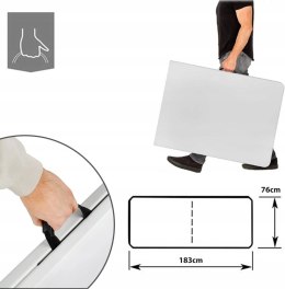 Stół Maxx Garden tworzywo sztuczne prostokątny 180 x 70 cm